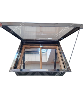 Сонячна Воскотопка на 2 рамки, нержавіюча сталь (з арматурою)