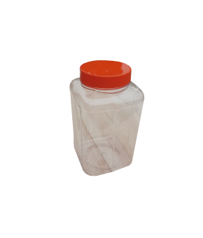 Банка пластикова 1л. з кришкою. Ящик 56 шт