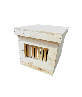 Стінка вулика з оглядовим вікном на 10 рамковий вулик