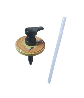 Міні дозатор для меду з кришкою