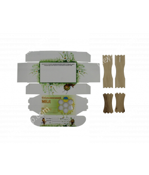 Коробки для Сотового мёда с мини рамками комплект — 50шт.