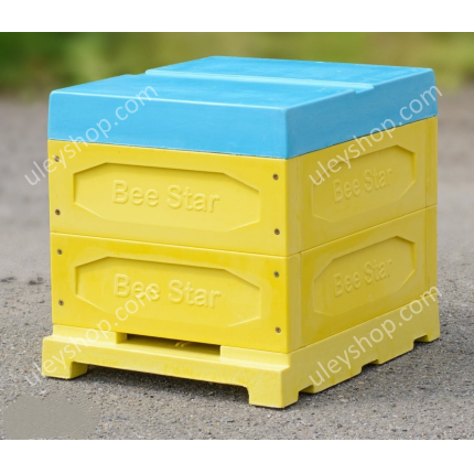 Вулик ППУ "BeeStar" (2 магазин на 10 рамок) - кольоровий