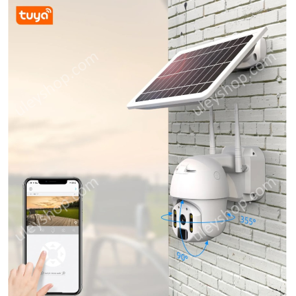 Уличная камера видеонаблюдения 4G + солнечная панель