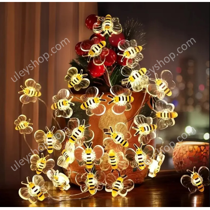 Гирлянда "Пчелки" 3 метра, 30 ламп