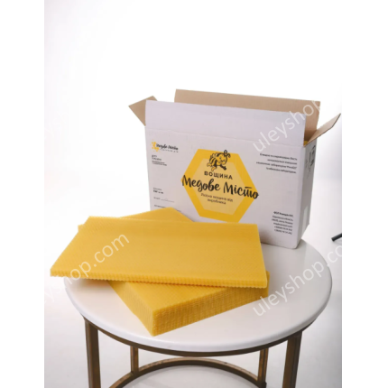 Вощина "Медове Місто" 5 кг (трутнева Дадан)