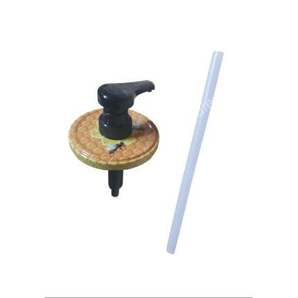 Мини дозатор для меда с крышкой