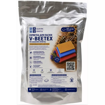 Салфетки V-Beetex TM Aquahim Spiritol – 25 шт.