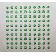 Метки Номерные (1-99) опалитовые, зеленый цвет 2019, 2024. Лысонь Польша