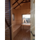 Апи-домик Модель №2 (крыша двухскатная + козырек)