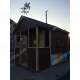 Апи-домик Модель №3 (крыша двухскатная + веранда)