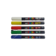 Набор маркеров "Posca" 5 цветов. Для метки маток (белый, красный, синий, зеленый, желтый)